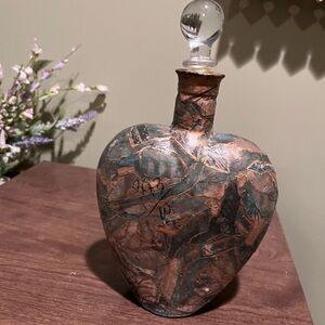 Heart-Shaped Decorative Bottle with Stopper